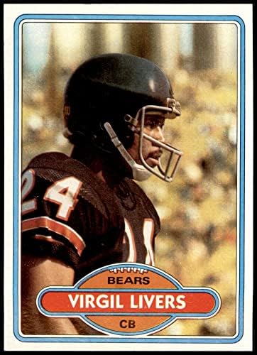 1980 Topps 402 Virgil Livers Chicago Bears NM+ Bears