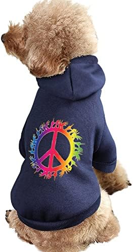 סימן שלום כלב חולצה מקשה אחת תחפושת כלבים אופנתית עם אביזרי חיית מחמד כובע