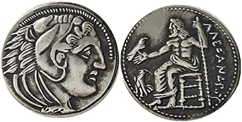יוון עתיק מצופה כסף חיקוי זר מטבעות זיכרון מטבעות מטבעות חובבים אוסף חובבים מתנה לקישוט בית מזכרת G03S