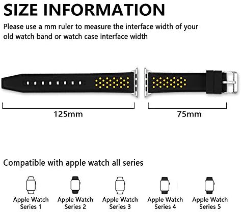 תואם ללהקות Apple Watch 41 ממ/40 ממ/38 ממ 49 ממ/45 ממ/44 ממ/42 ממ שחרור מהיר שחרור מהיר דגם סיליקון החלפת גומי רצועה לסדרת IWatch 8/7/6/5/4/3