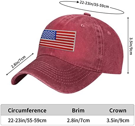 ארצות הברית כובע רקום אמריקאי דגל בייסבול כובעי עבור גברים נשים קישוטי ארהב כובעים