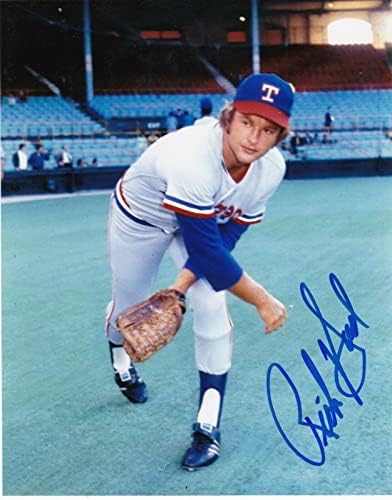 פעולה עשירה בטקסס ריינג'רס פעולה חתומה 8x10 - תמונות MLB עם חתימה