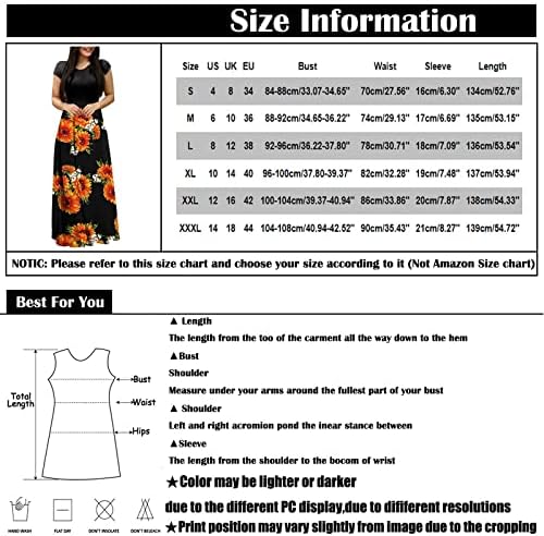 שמלת מקסי של פטיצן לנשים קיץ 2023 פלוס הדפס פרחוני גודל שמלות ארוכות
