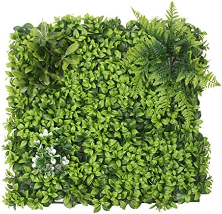 רקע ynfngxu קיר קיר דשא משמש כמסך הגנת פרטיות לקישוט ביתי חתוך, המשמש בגינה, מרפסת, חצר, מרפסת 50x50 סמ