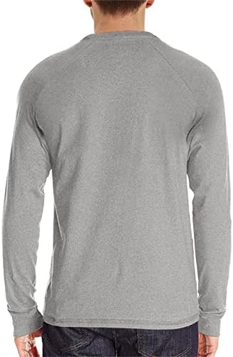 חולצות פלנל של Jeke-DG, תחתון שרוול ארוך חולצת טריקו ספורט פלוס גודל גודל כפתור צווארון צווארון צווארון סוודר גדול