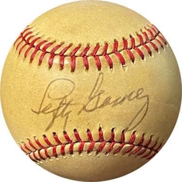 שמאלי גומז החתימה את רואל רולינגס רשמי בליגה האמריקאית בייסבול טונט - JSA Loa - כדורי בייסבול חתימה