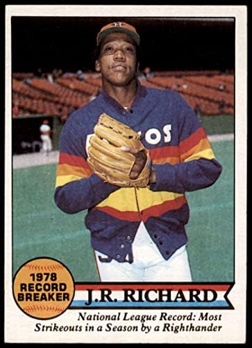 1979 Topps 203 מפסק שיא J.R. Richard Astros Ex Astros